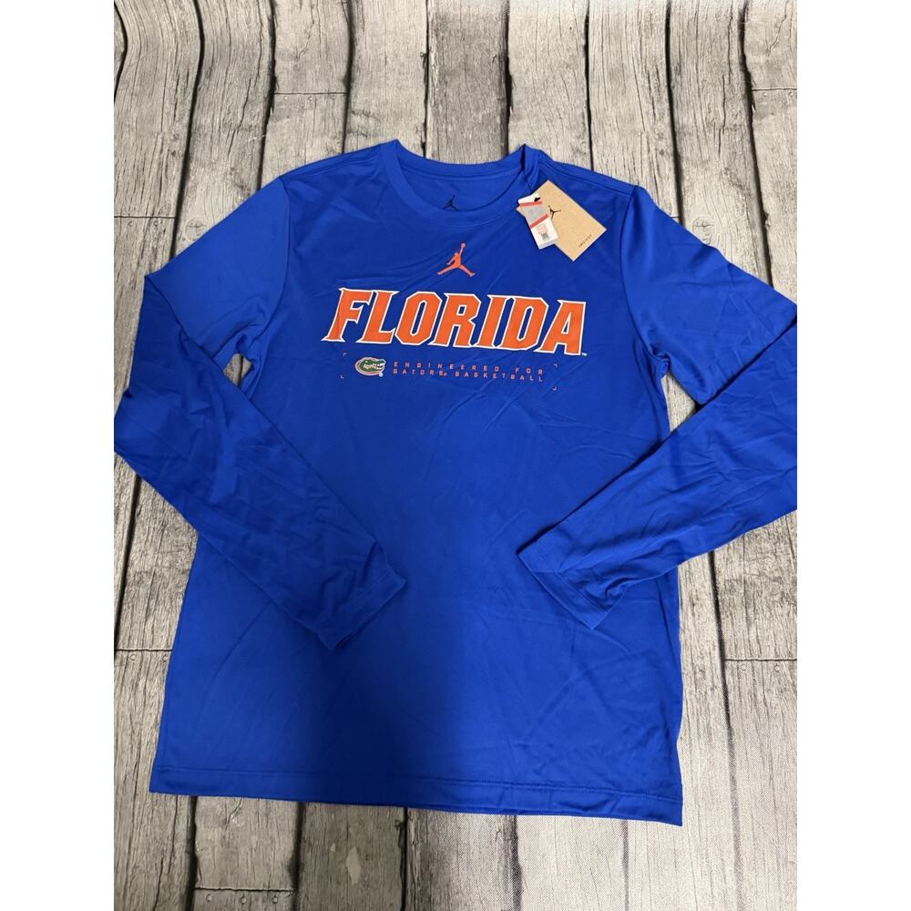 NWT Men’s Florida Gators Courtside Basketball Shootaround Dri Fit Tshirt Medium